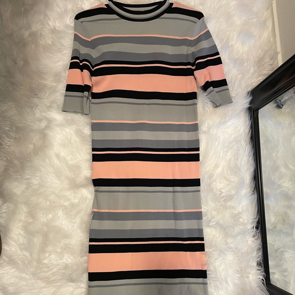 Vici Collection, multi colored fitted dress, size medium
